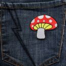 Patch - Mushroom - red white