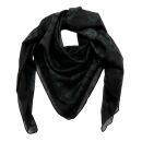Sciarpa di cotone - teschi 1 nero - grigio - foulard quadrato