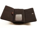 70s Up Coin purse middle size - Retro-pattern 03 - schwarz - Money pouch