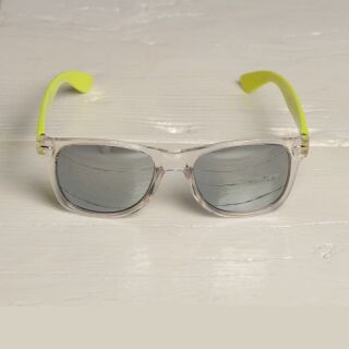 Freak Scene gafas de sol - M - transparente-neón-amarillo