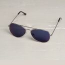 Gafas de aviador - gafas de sol - M - azul metalizado