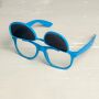 Freak Scene Sonnenbrille mit Klappe - M - blau