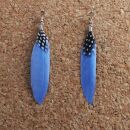 Feather Earrings 1 small > blue