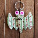 Doll with button-eyes - Bat 02 - Keychain