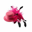 hair clip hat & feather - hair accessories - large -...