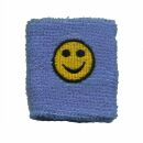 Schweißband bestickt - Smiler - blau
