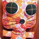 XXL Doll with button-eyes - Kitty Cat