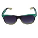 Freak Scene gafas de sol - L - transparente verde-negro-amarillo