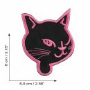 Patch - Cats Head - black-rose