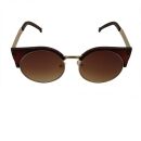 Retro gafas de sol - 50s - dorado y marrón