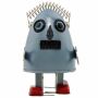 Robot - Tin Toy Robot - Robot egg - silver