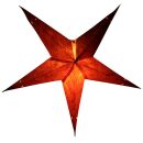 Paper star - Christmas star - 5-pointed star - orange...