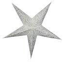 Paper star - Christmas star - 5-pointed star - white...