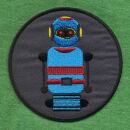 Parche - Robot - azul y gris