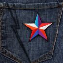 Patch - Star white-red-blue-purple