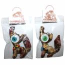 Doll with button-eyes - Wolf 06 - Keychain
