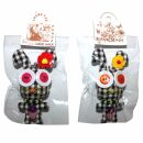 Doll with button-eyes - buckle Earl Bunny 11 - Keychain