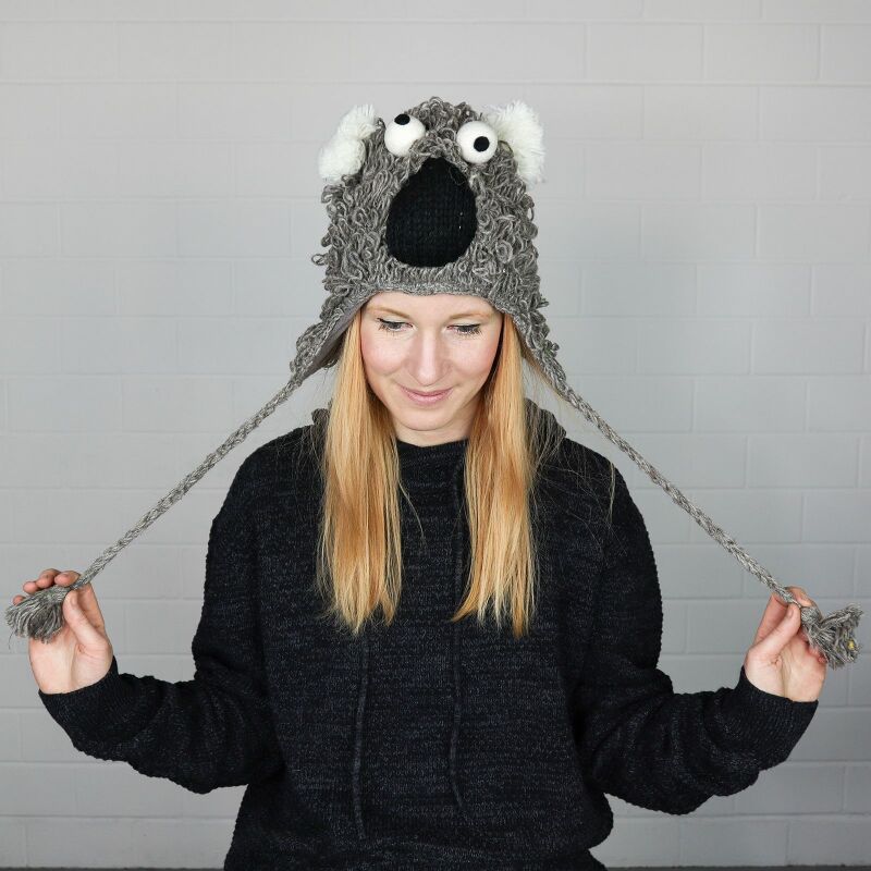 Gorra de lana - Koala - Gorro de animal, 17,30