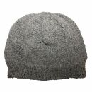 Berretto di lana - cappello caldo fatto a maglia - grigio