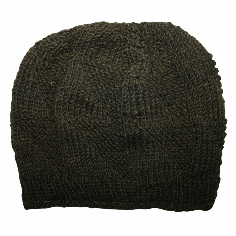 Woolen hat - olive-greenl - Knit cap, 169,51 kr