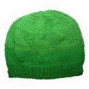 Berretto di lana - cappello caldo fatto a maglia - verde