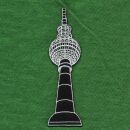 Patch - Torre della televisione di Berlino - 10 cm bianco - toppa