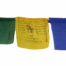 Bandiere di preghiera buddista tibetana - larghe 8 cm -...