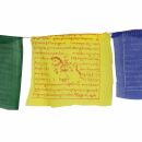 Bandiere di preghiera buddista tibetana - larghe 17 cm -...