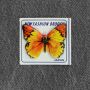 Metal Pin - Butterfly yellow - Badge