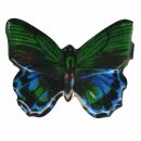 Blechanstecker - Schmetterling grün-blau - Anstecker...