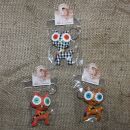 Doll with button-eyes - Cheeky Cat - Set of 3 - 01 -...